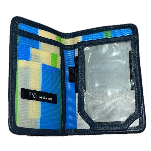 Tote Le Monde Woven Colorful Striped Smartphone Wallet - Picture 1 of 10